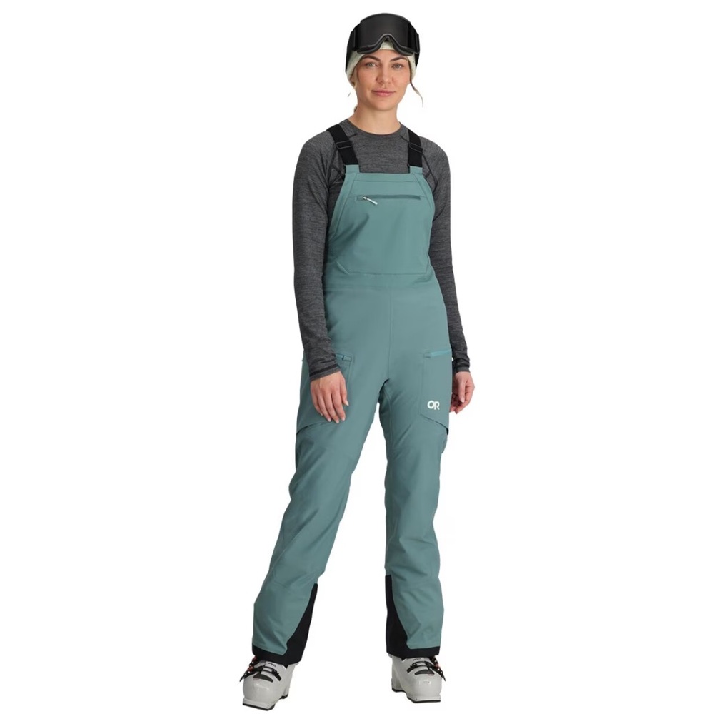 NEW Outdoor Research Skytour Ascent Shell Bibs in Neptune Teal Size Large - Picture 2 of 14